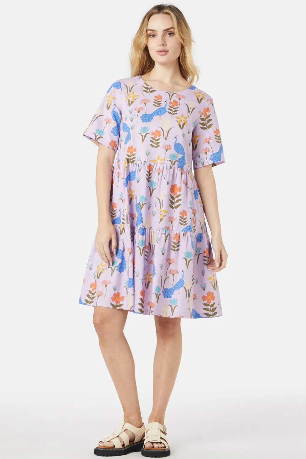 Peacock Mini Dress