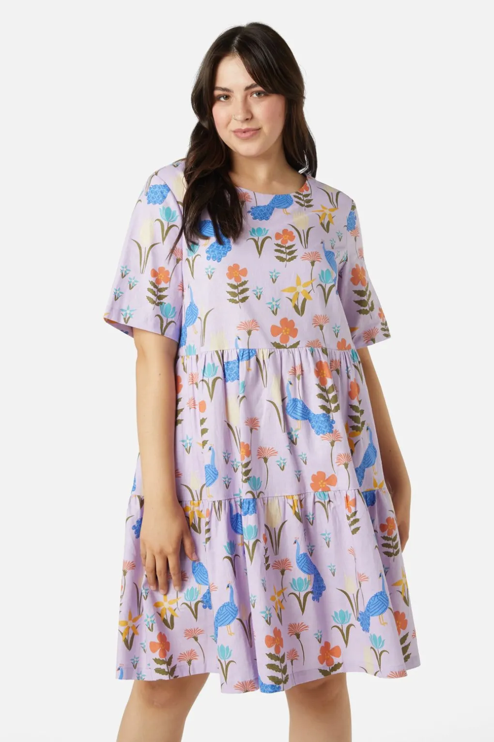 Peacock Mini Dress