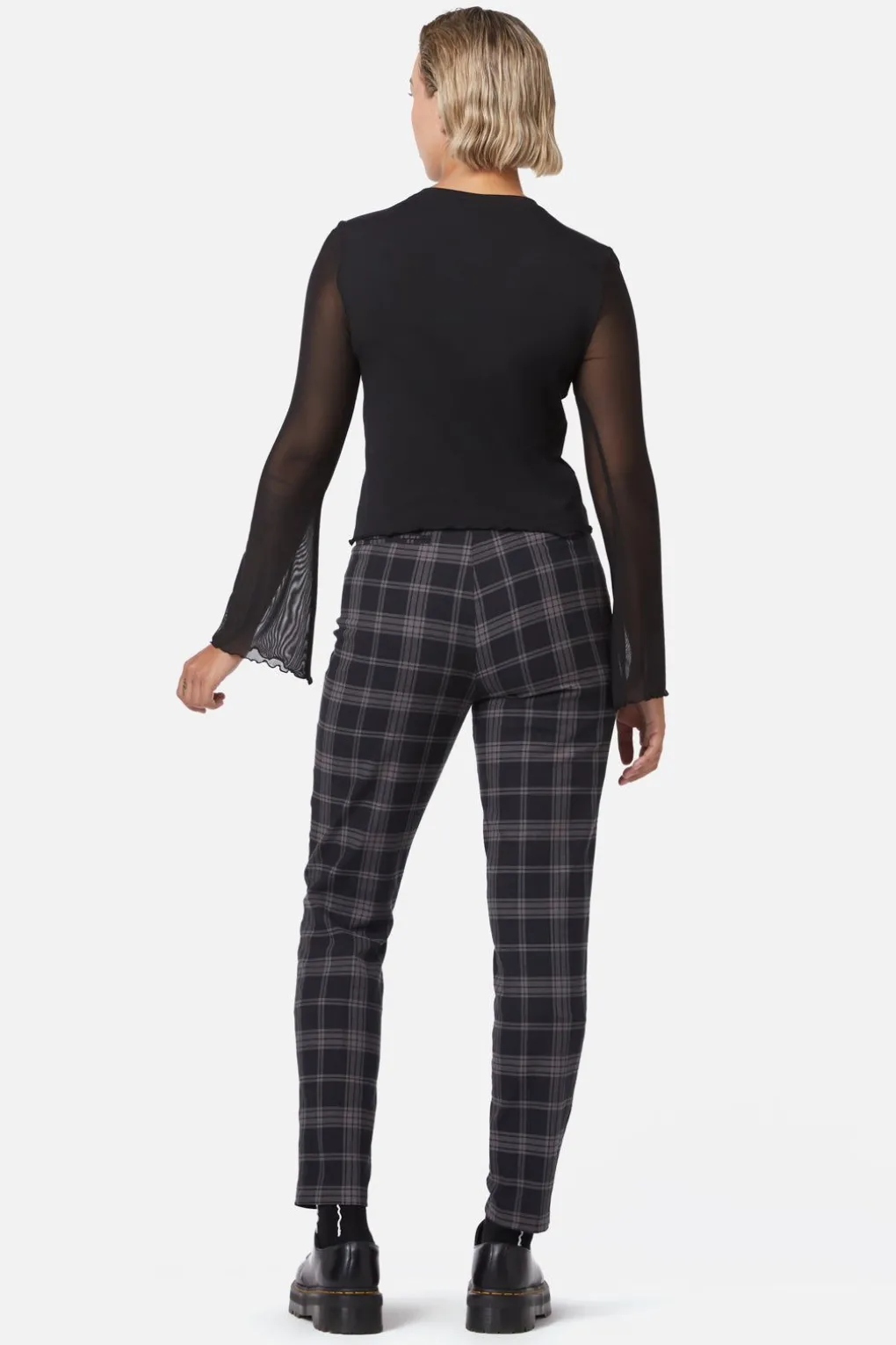 Pentagram Contrast Mesh Top