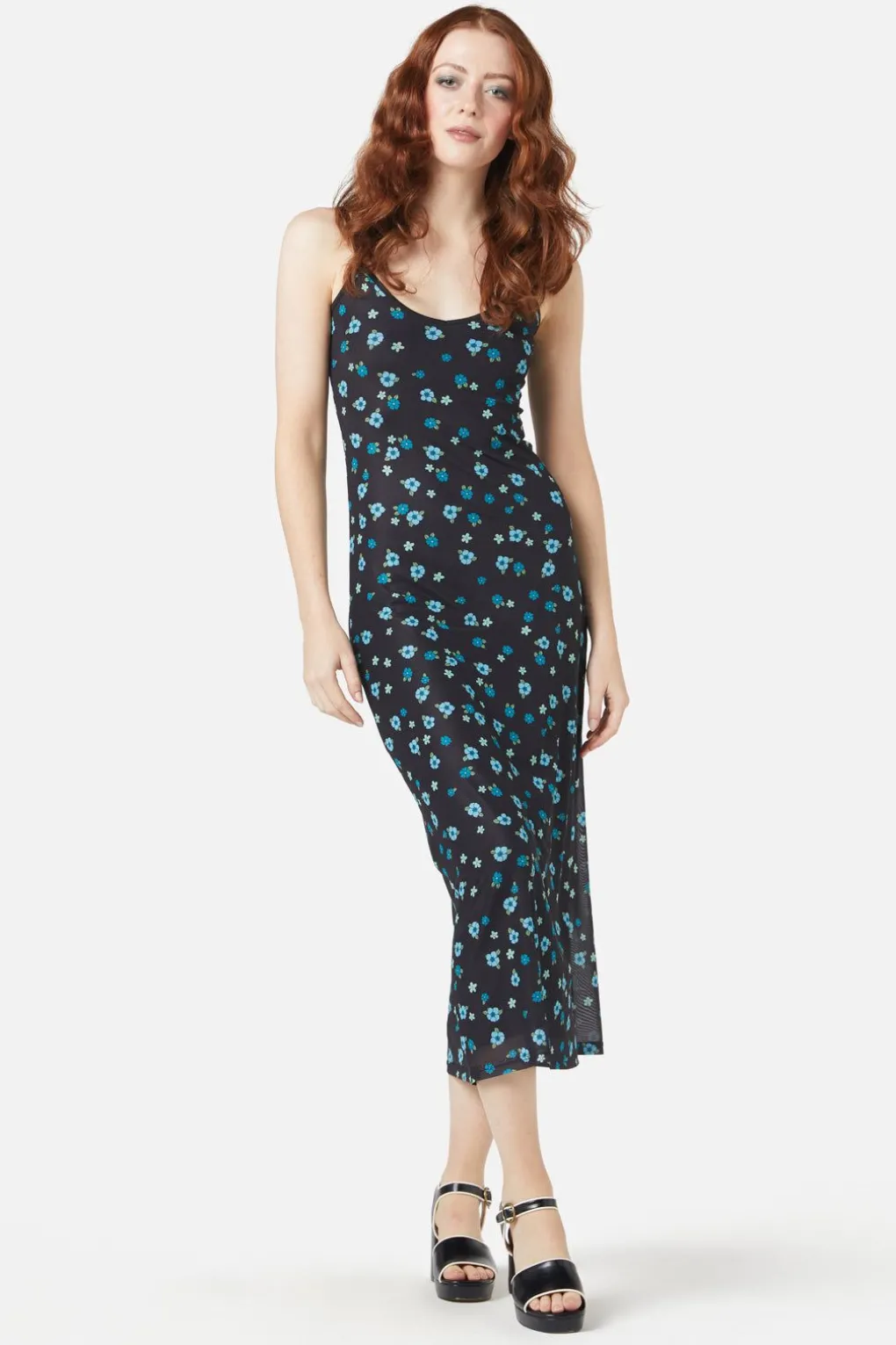 Petal Mesh Dress