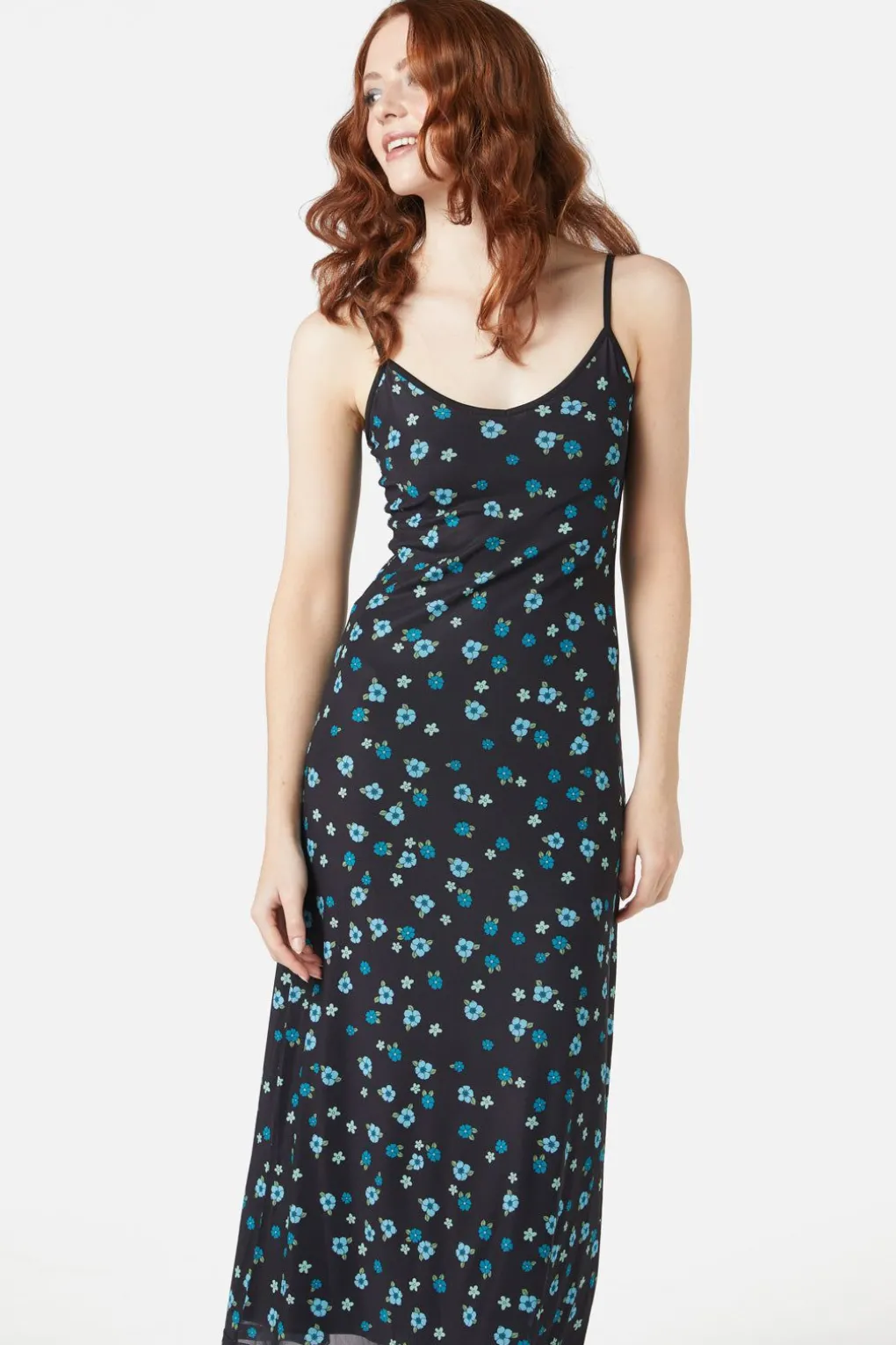 Petal Mesh Dress