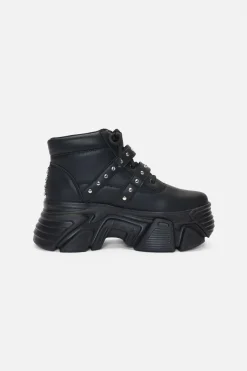 Pierced Platform Sneakers