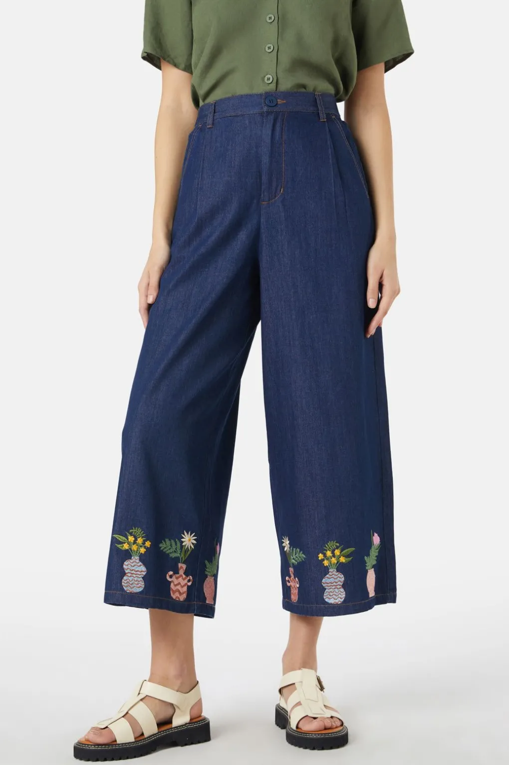 Pretty Vases Emb Pant