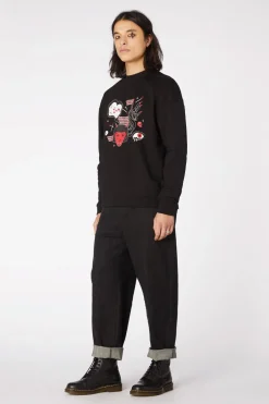 Print Goth Sweater