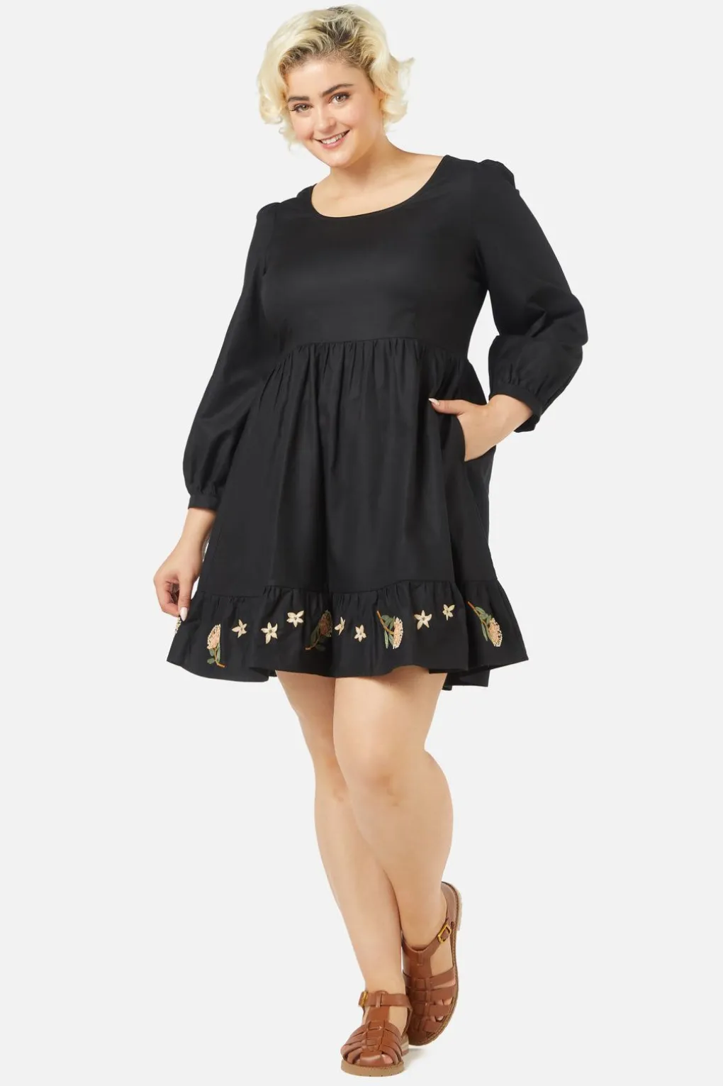 Protea Emb Dress