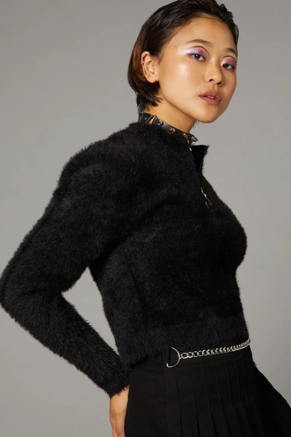 Punk Trim Knit