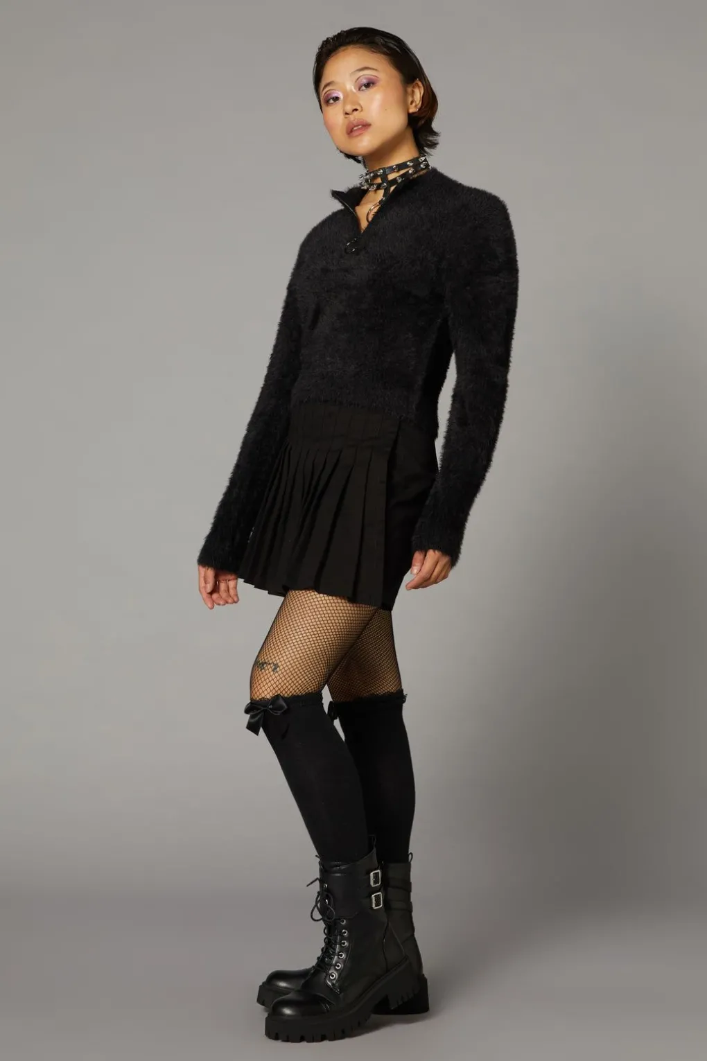 Punk Trim Knit
