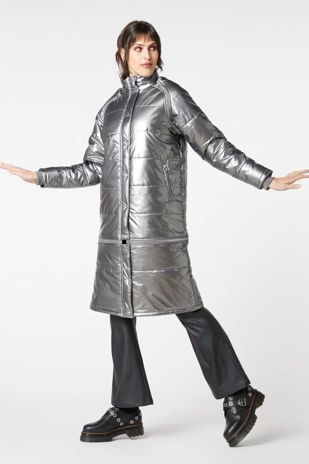 Radioactive Raver Puffer Coat