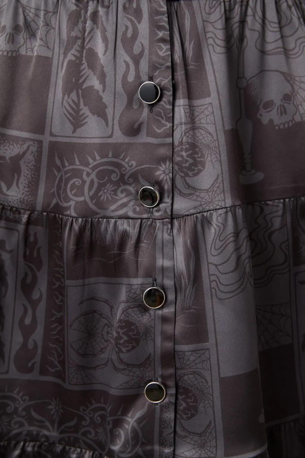 Ruined Mansion Satin Brocade Dress