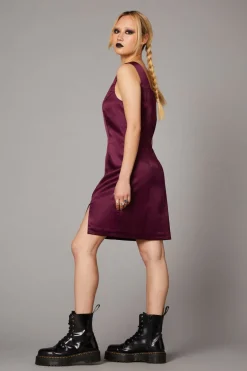 Satin Mini Dress