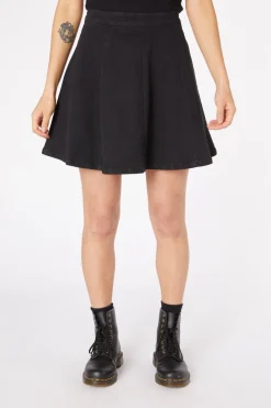 Skater Denim Mini Skirt