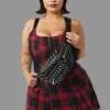 Spiked Cross Body Bag