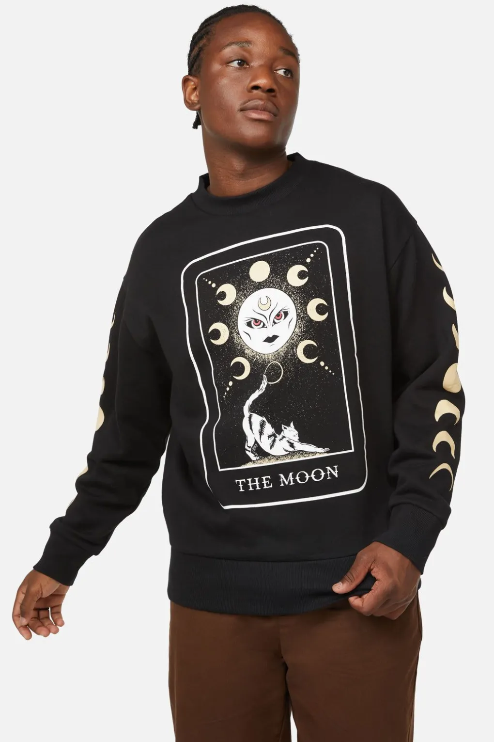 The Moon Print Long Sleeve Tee