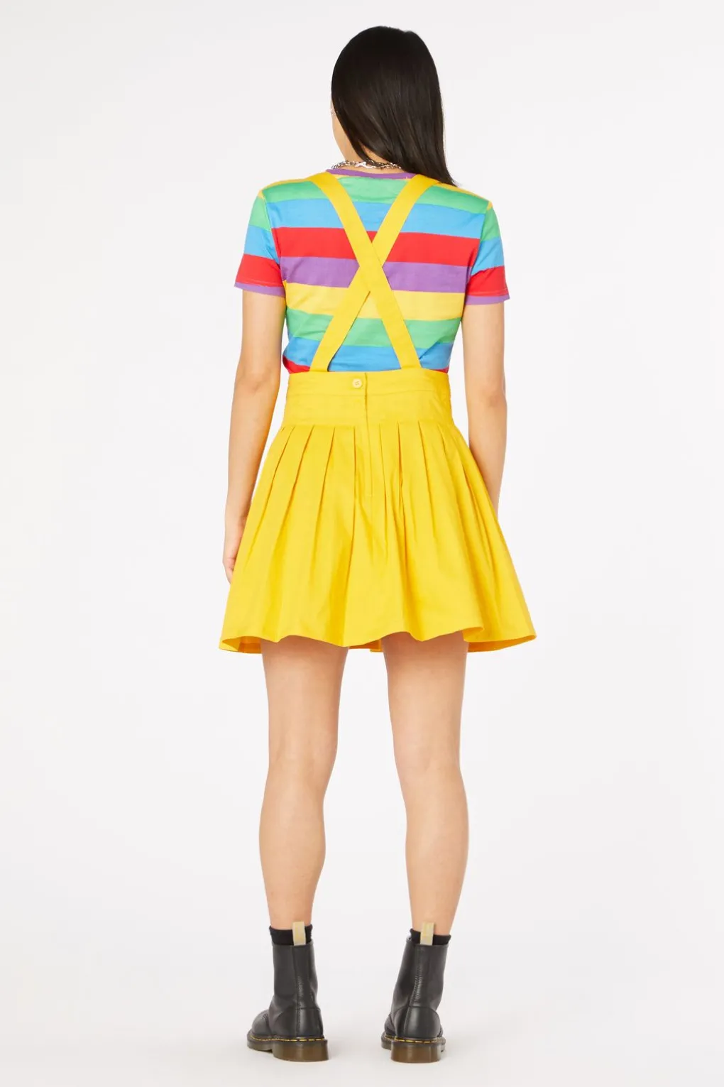 Time Out Pleated Twill Pinny