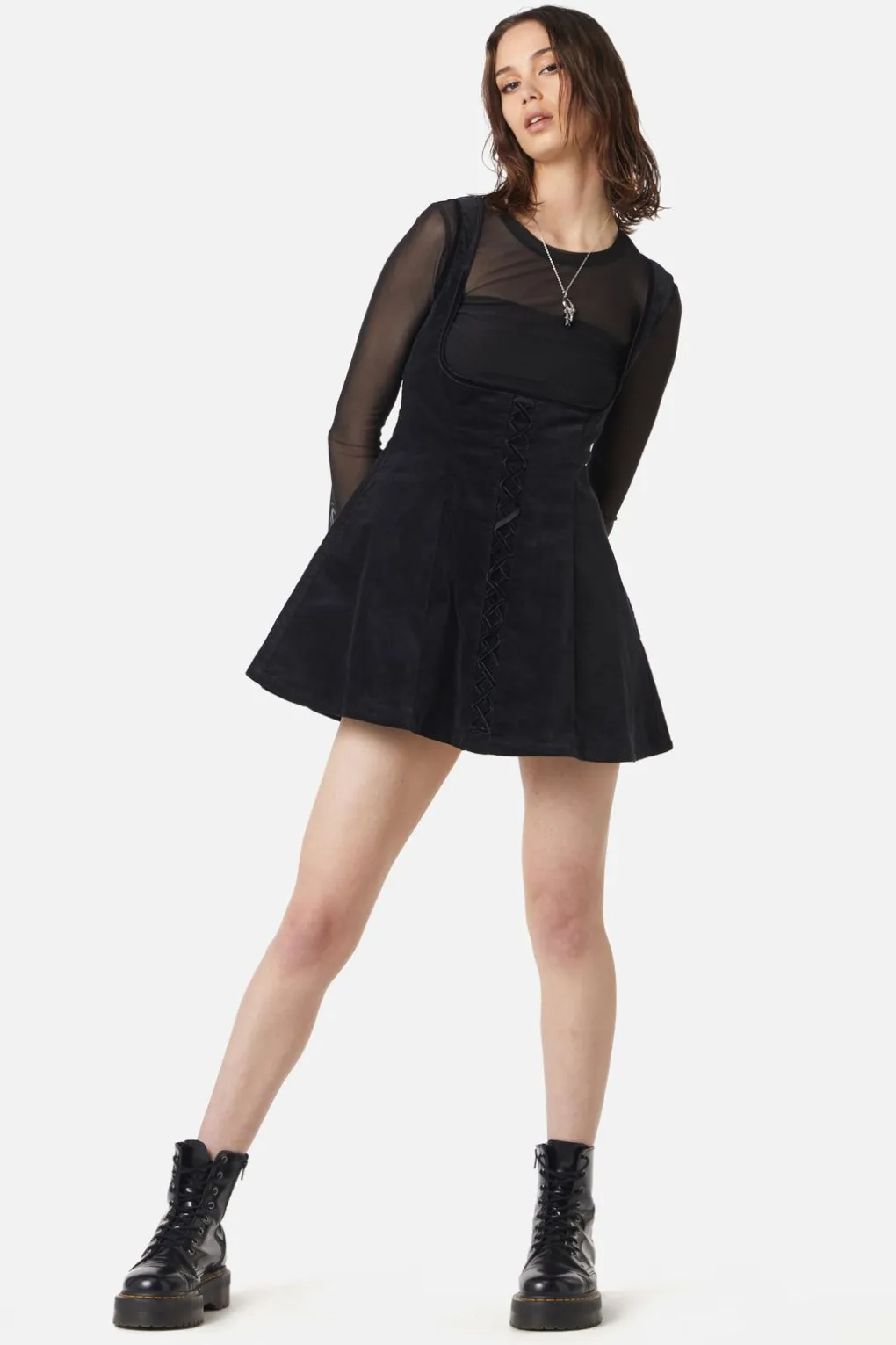 Velvet Underbust Dress