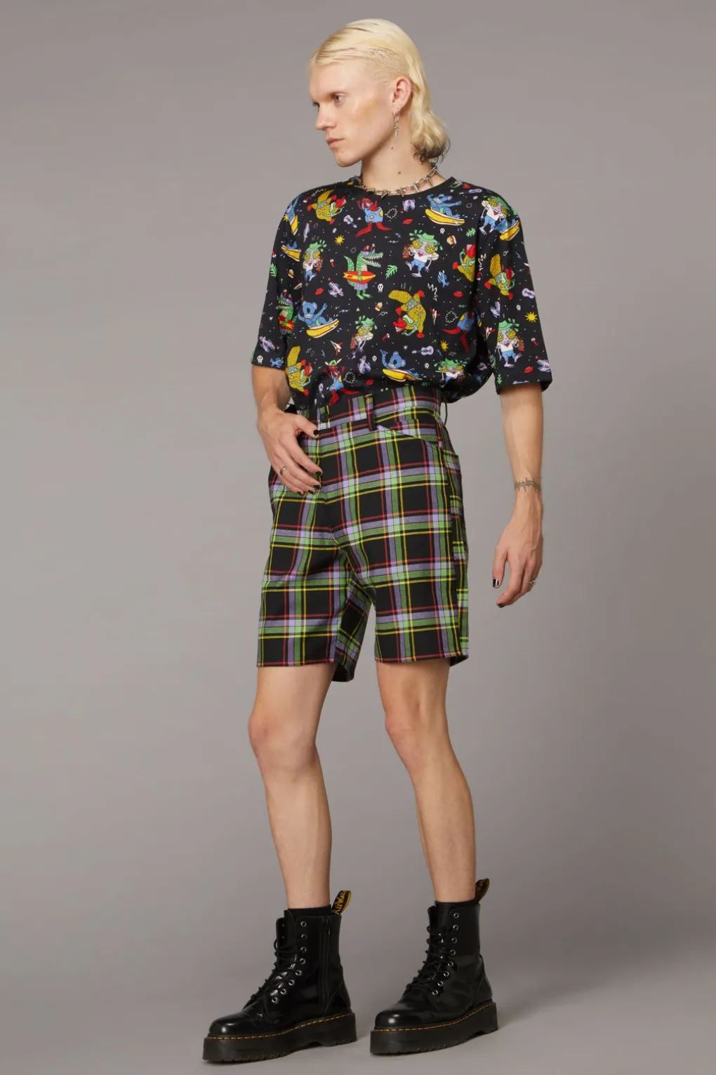 Vivid Tartan Unisex Short