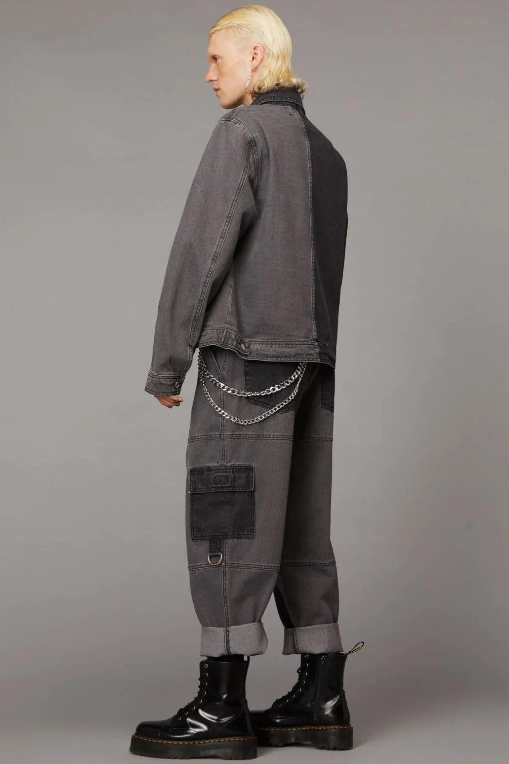 Washed Denim Trucker Jacket