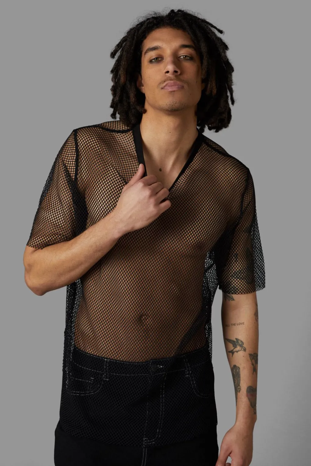 Wide Mesh Top